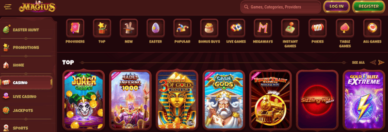 Magius online casino
